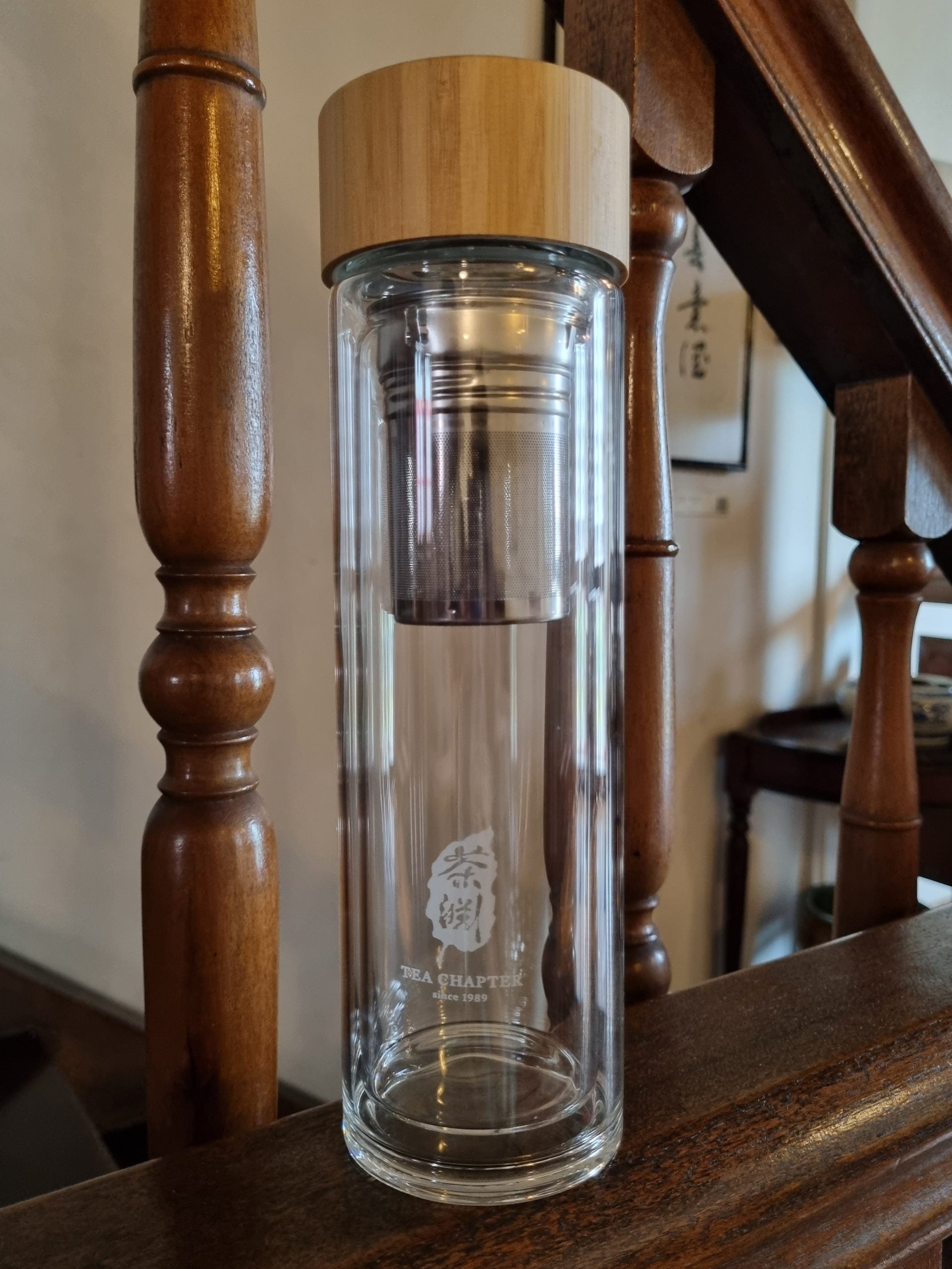 Double Wall Glass Infuser Bottle