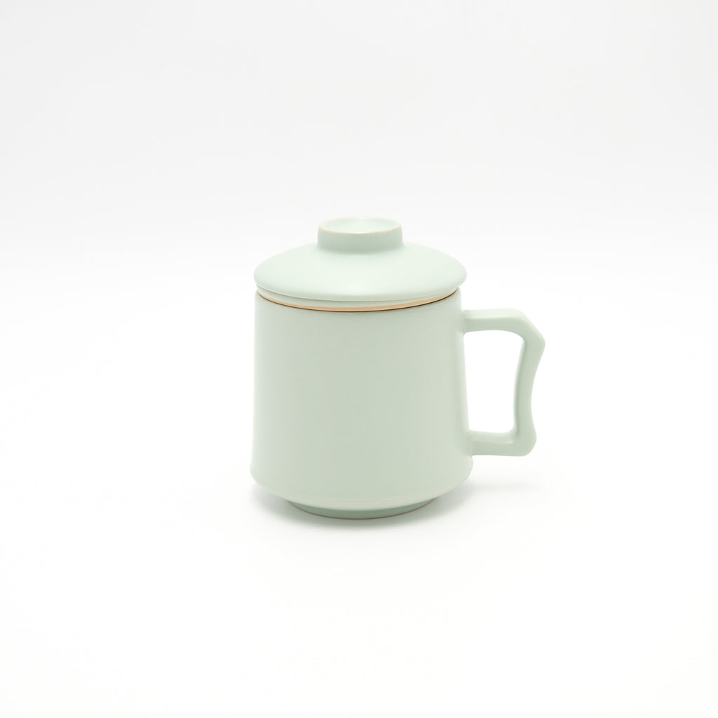 Ru Kiln Ceramic Tea Infuser Mug
