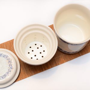 Porcelain Infuser Cup (With Ivy Design)