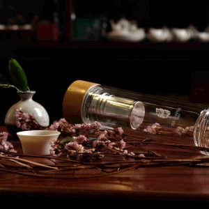 Glass Infuser Bottle with Tea Bundle - Box Set 3 Glass bottle Glass Infuser Bottle with Tea Bundle - Box Set