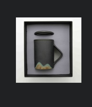 Zen Style Ceramic Tea Infuser Cup (Black) photo review