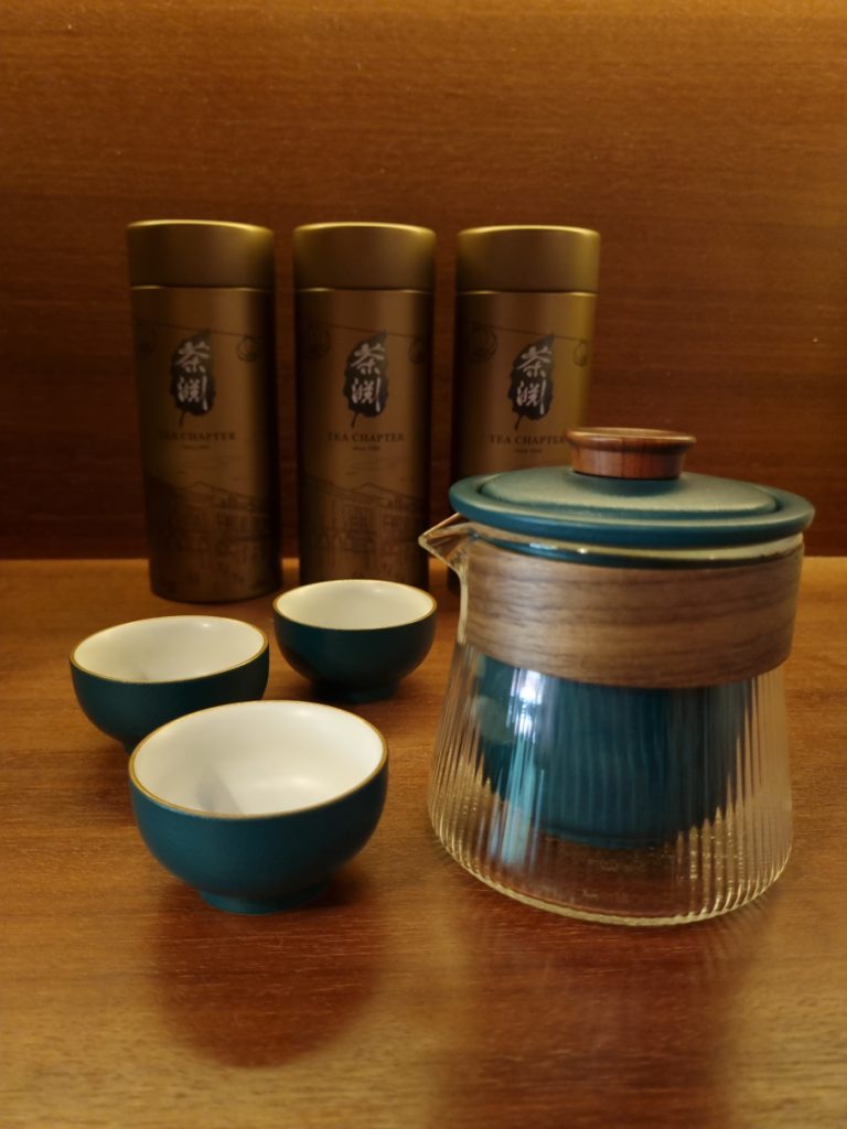 Fluted Glass Travel Tea Set Tea Chapter